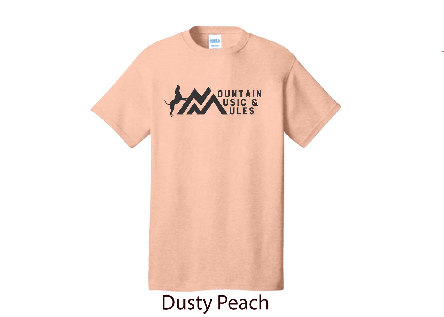 Short Sleeved T-shirt, Multiple Color Options, MMM Black Logo