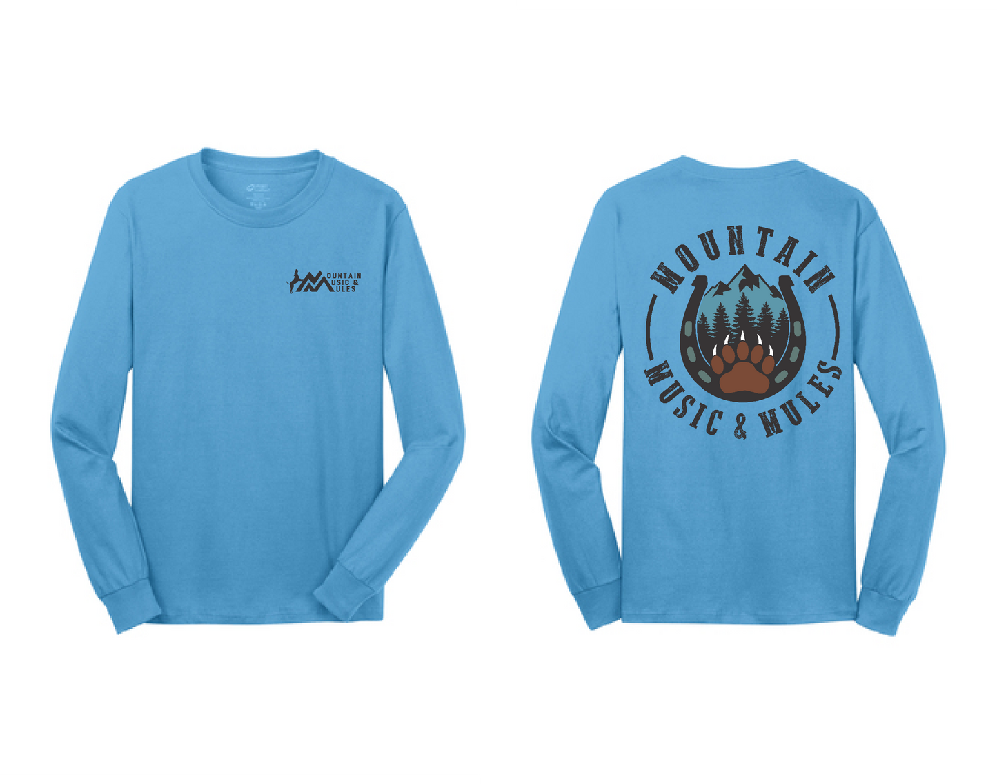 Long Sleeved T-shirt- Design #1, MMM Logo