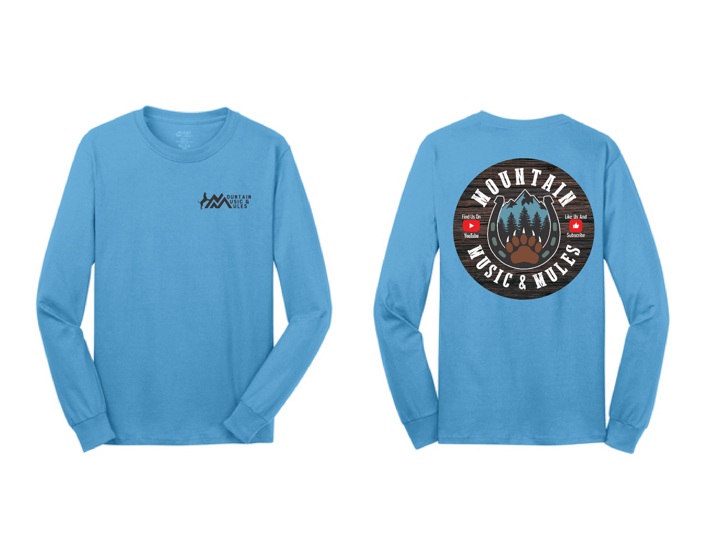 Long Sleeved T-Shirt- Design #2, MMM Logo