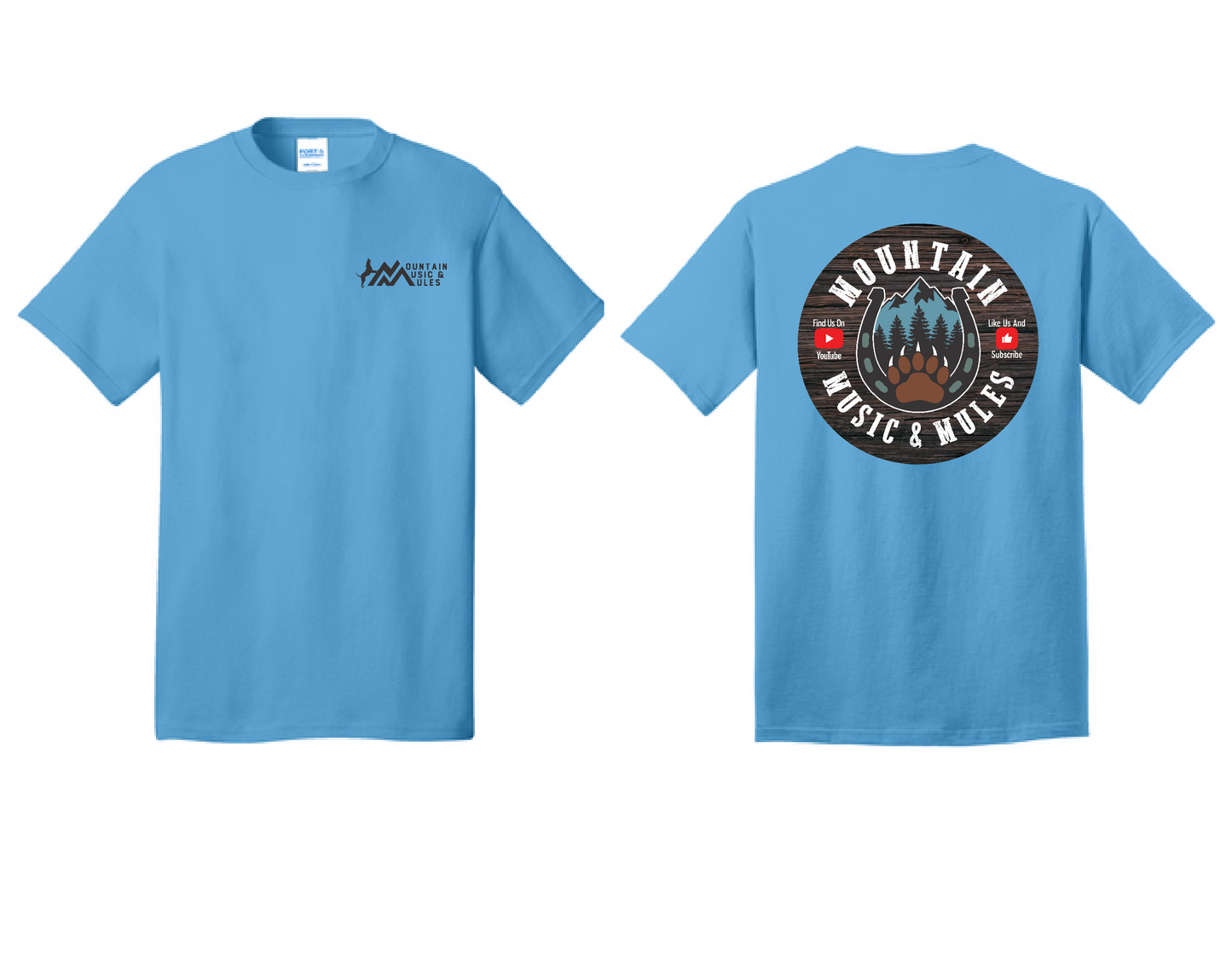 Short Sleeved T-Shirt - Design #2, MMM Logo