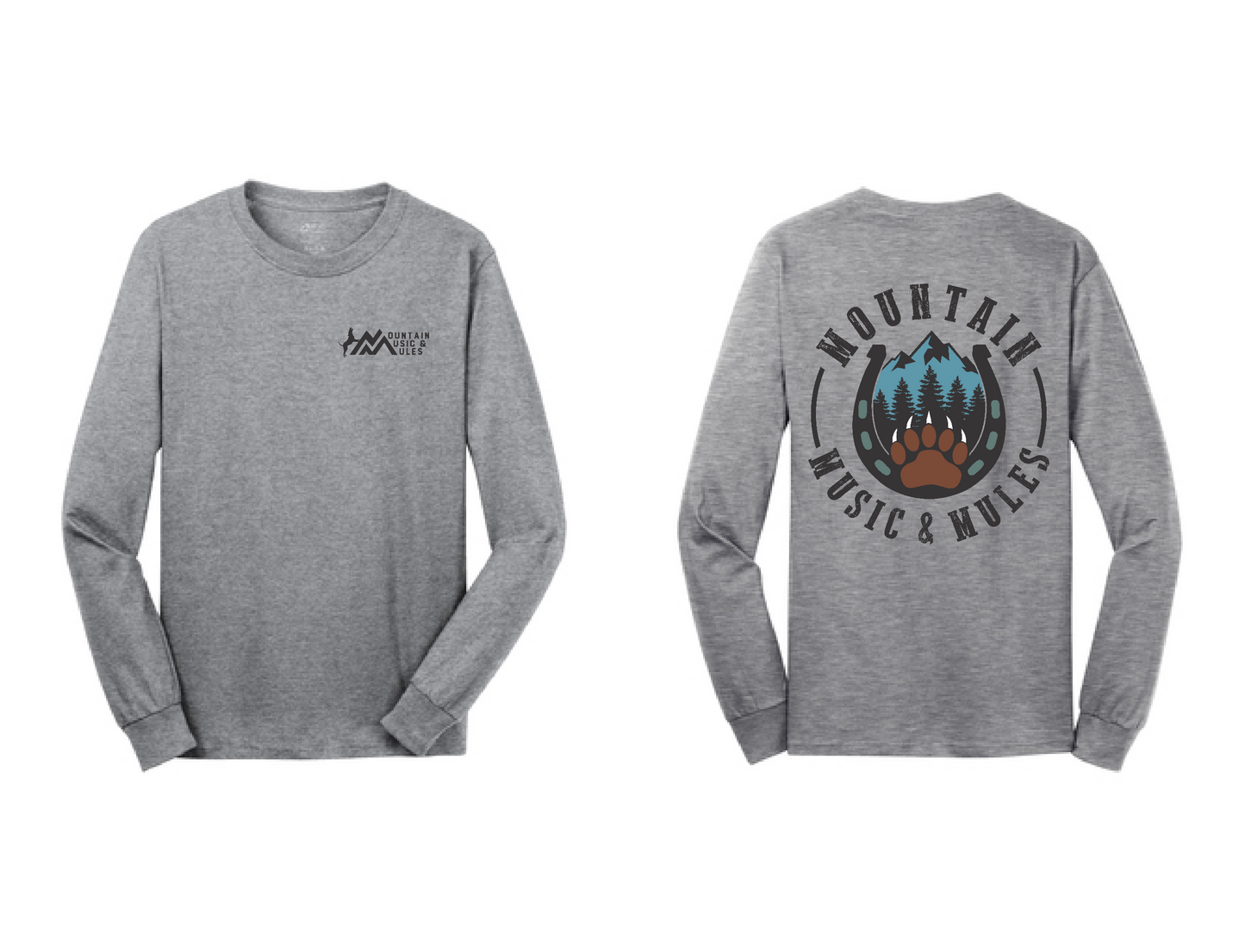 Long Sleeved T-Shirt- Design #1, MMM Logo