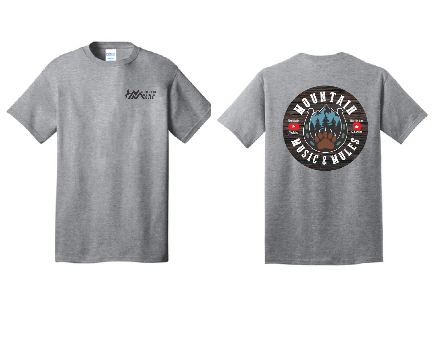 Short Sleeved T-Shirt- Design #2, MMM Logo