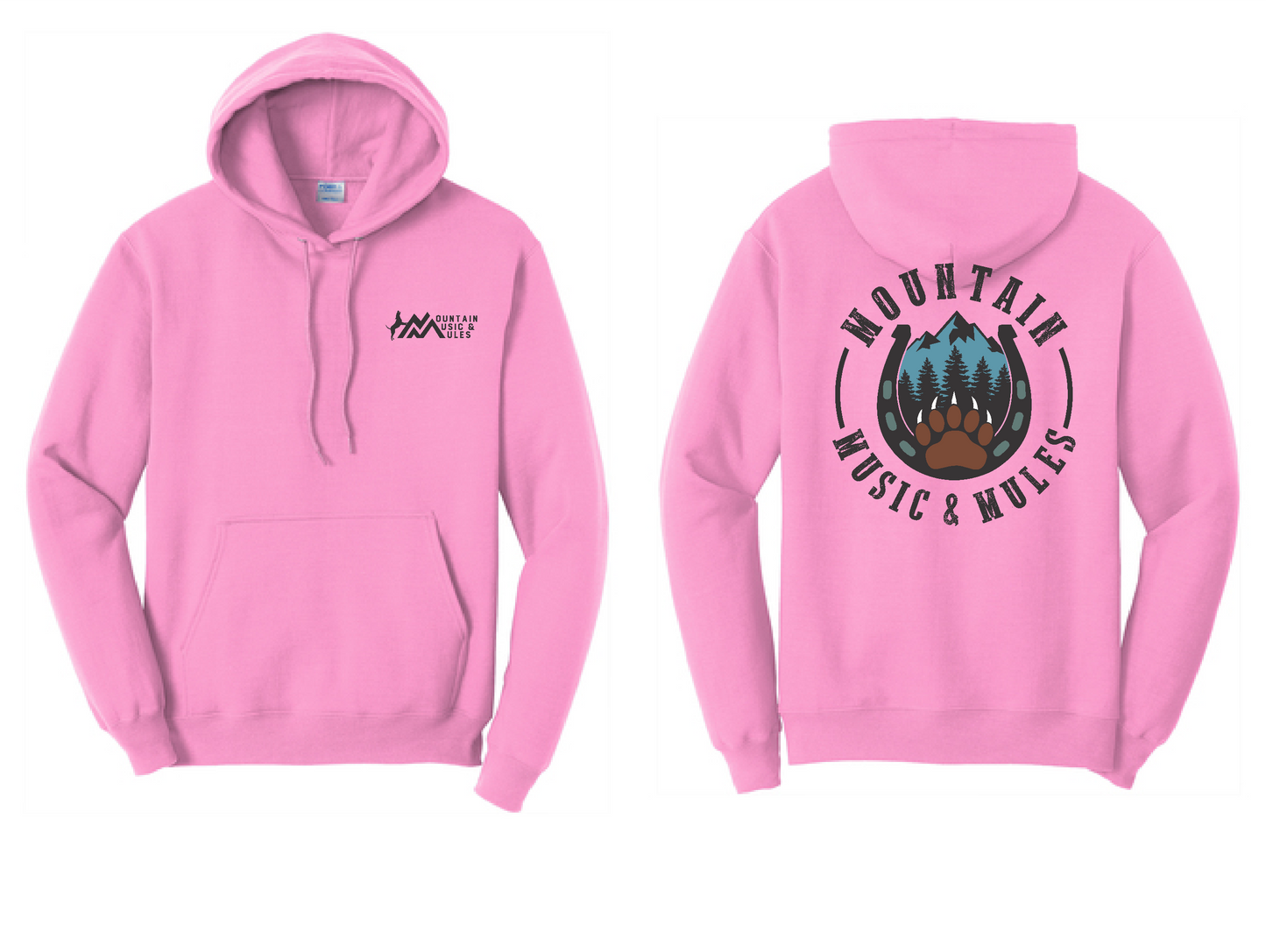 Hooded Sweatshirt- Design #1, MMM Logo