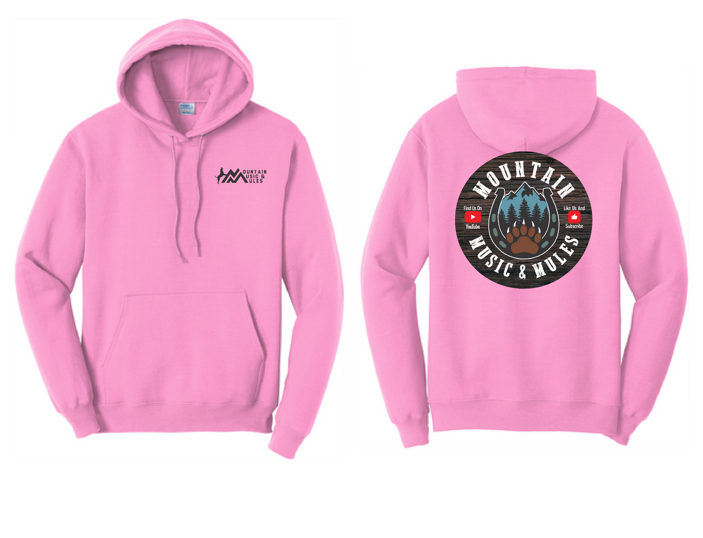 Hooded Sweatshirt- Design #2, MMM Logo