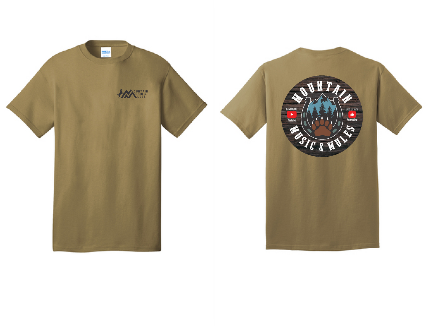 Short Sleeved T-Shirt- Design #2, MMM Logo