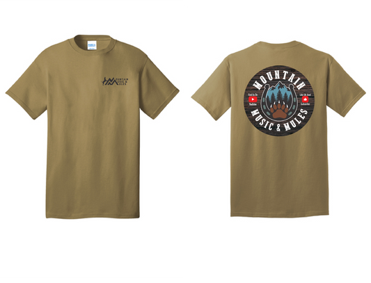 Short Sleeved T-Shirt- Design #2, MMM Logo